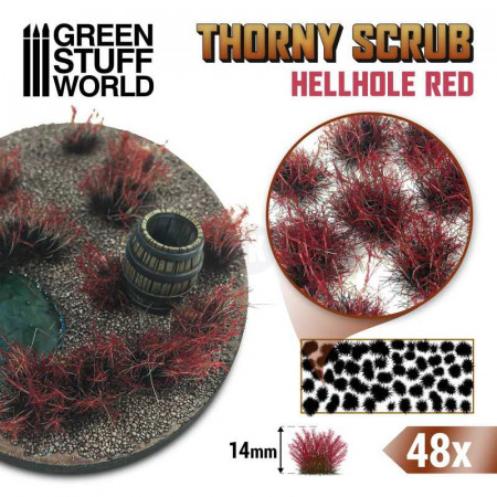 GSW: Thorny Scrubs - HELLHOLE RED, 14 mm - 48 ks